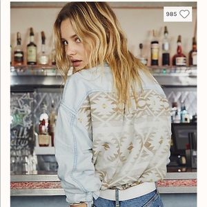 Free People Echo Rock Button Down Shirt